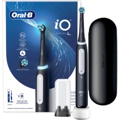 "Oral-B iO Series 4 Electric Toothbrush - Sleek Matt Black Design for Superior Oral Care"